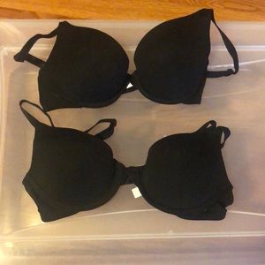 2 Victoria’s Secret Push Up Bra’s 34B